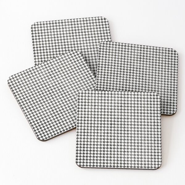 Item preview, Black White Houndstooth designed and sold by Rainbows Galore.