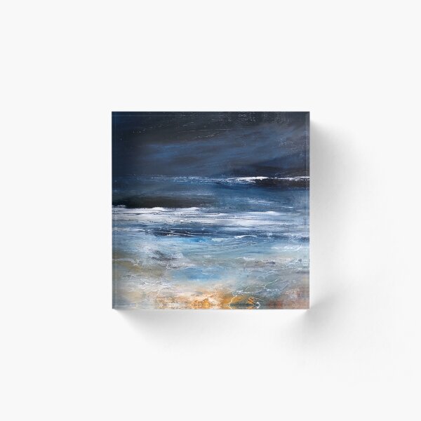 To Catch a Wave // seascape // surf Acrylic Block