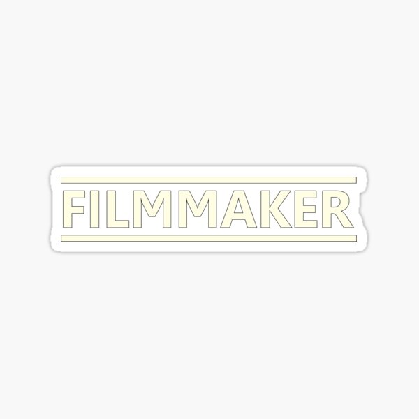 Filmmaker Sticker