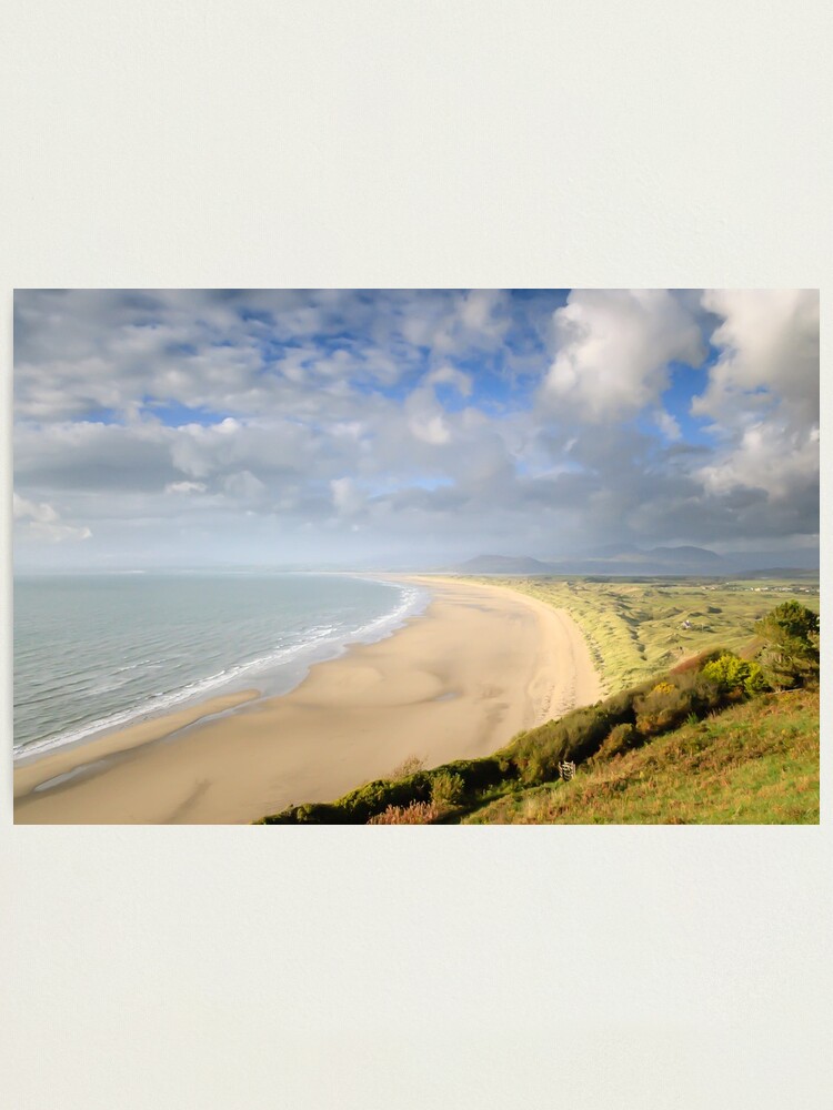 Alternate view of Harlech Beach, mid-Wales Photographic Print