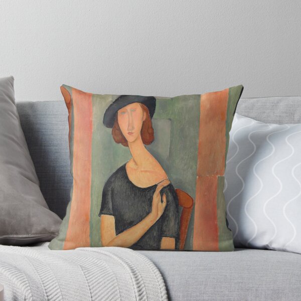 Item preview,  Vintage Portrait painting by  Amedeo Modigliani (Italian, Livorno 1884–1920 Paris) designed and sold by Vintage Designs +.