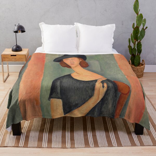 Item preview, Vintage Portrait painting by Amedeo Modigliani (Italian, Livorno 1884–1920 Paris) designed and sold by Vintage Designs +.