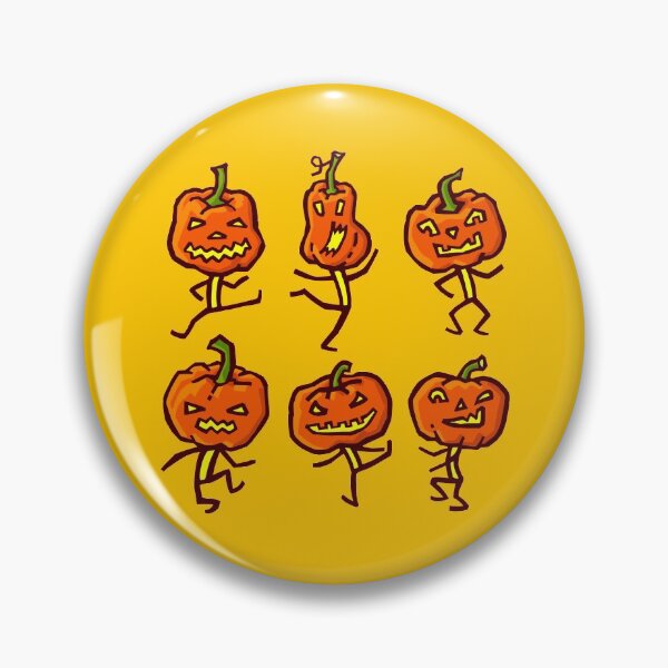 Item preview, Six dancing pumpkins -2 designed and sold by Irina Ivanova.