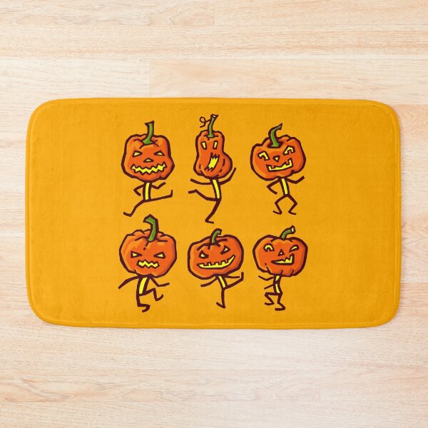 Item preview, Six dancing pumpkins -2 designed and sold by Irina Ivanova.