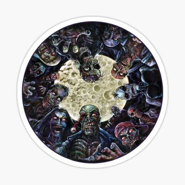 Zombies Attack (Zombie horde) Sticker