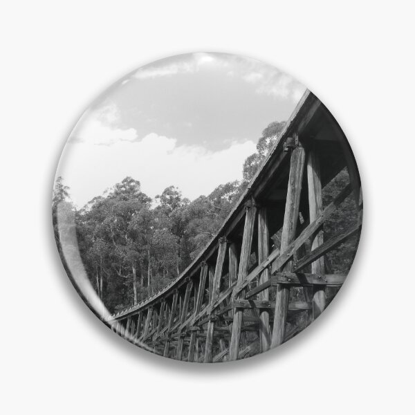 Item preview, Noojee Trestle Bridge - BW designed and sold by David Thompson.