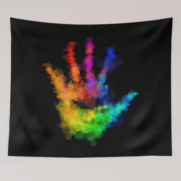 Item preview, Rainbow Handprint designed and sold by thesaltflat.