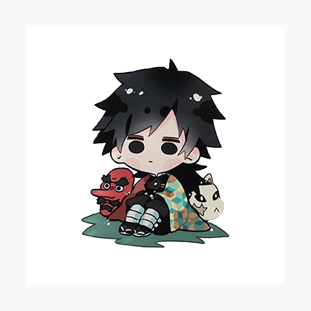Baby Giyuu Demon Slayer Poster By Tofulicious Redbubble
