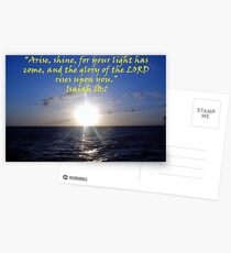 "Isaiah 60:1" by Carter L. Shepard Postcards