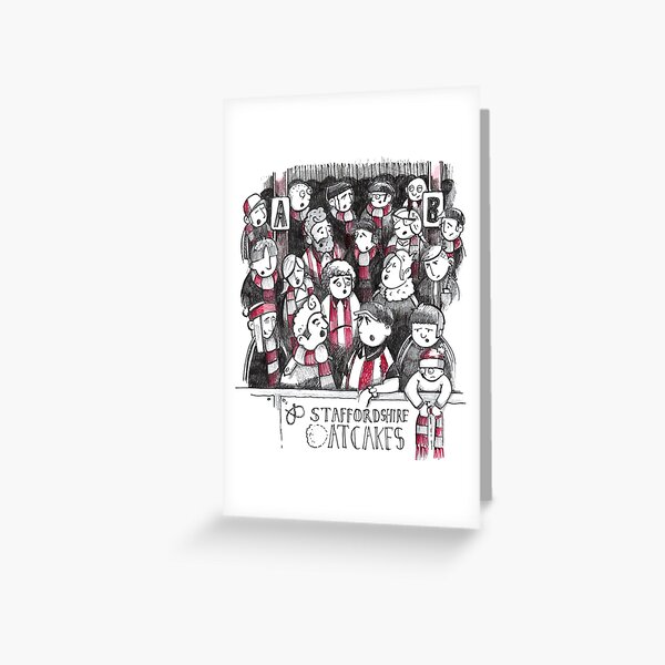 Aperçu de l'œuvre Stoke On Trent, Stoke City, Fans de football, Boothen Enders, Hommage illustré créée et vendue par FoleyPottery.