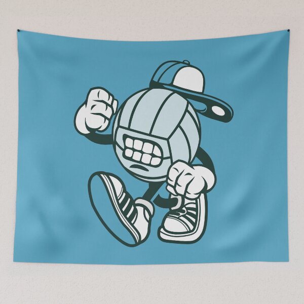 Item preview, Volleyball cartoon designed and sold by cartoonbug.