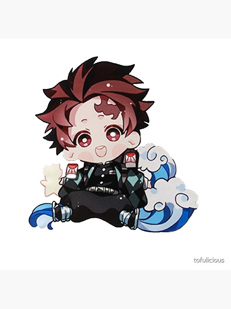 Baby Tanjiro Demon Slayer Postcard By Tofulicious Redbubble