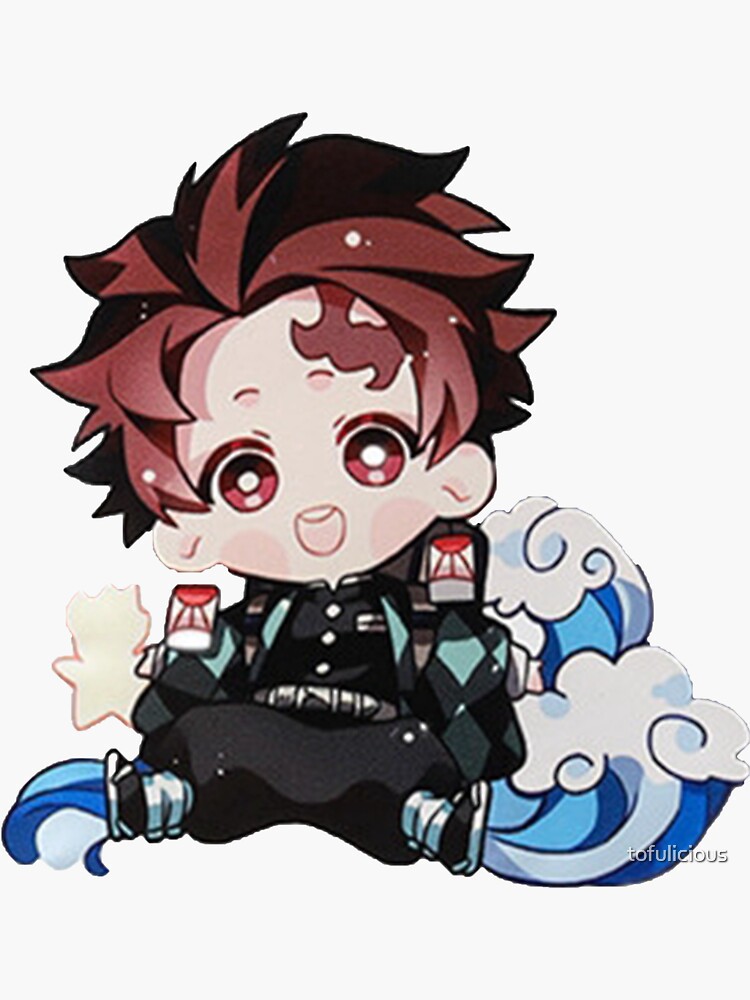 Baby Tanjiro Demon Slayer Sticker By Tofulicious Redbubble | Sexiz Pix