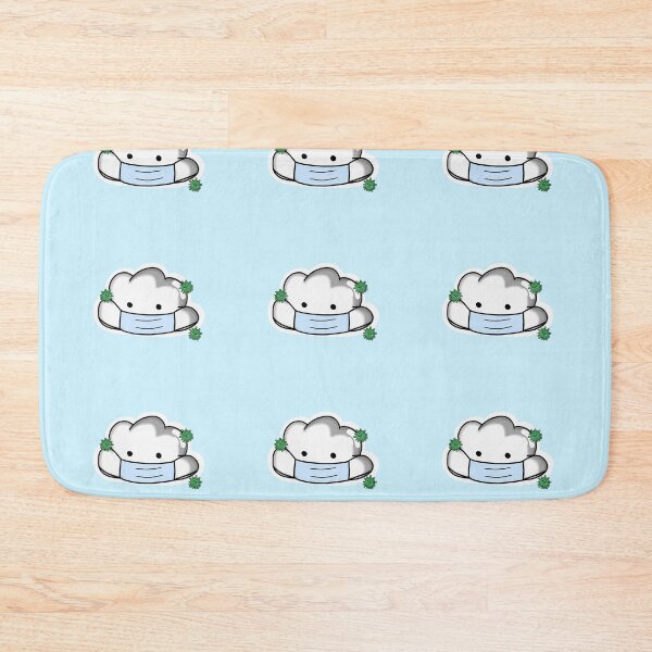 Item preview, Quirky Cloud Wearing Mask designed and sold by SakuraKey.