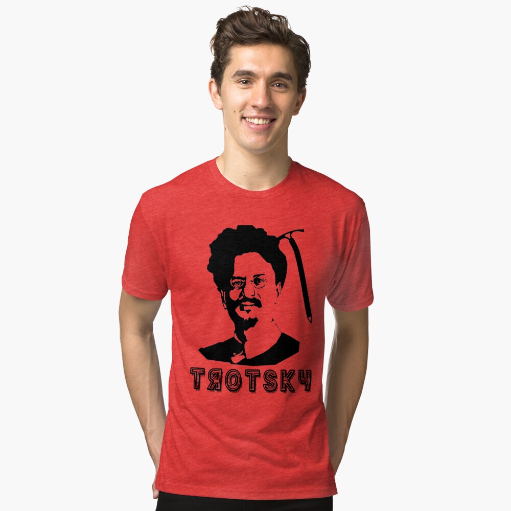 "Trotsky feat. ice axe " Tshirt by GuitarManArts Redbubble