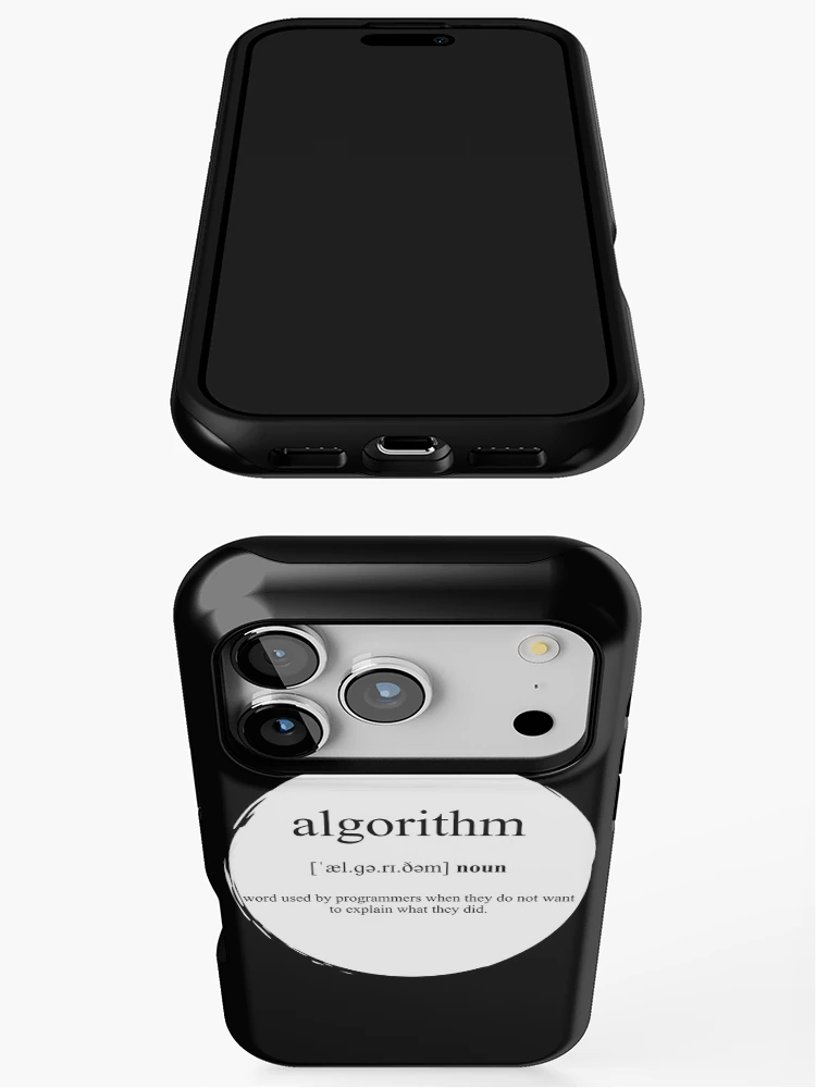 Thumbnail 3 of 4, iPhone Case, Algorithm Definition | Dictionary Collection designed and sold by Designschmiede.
