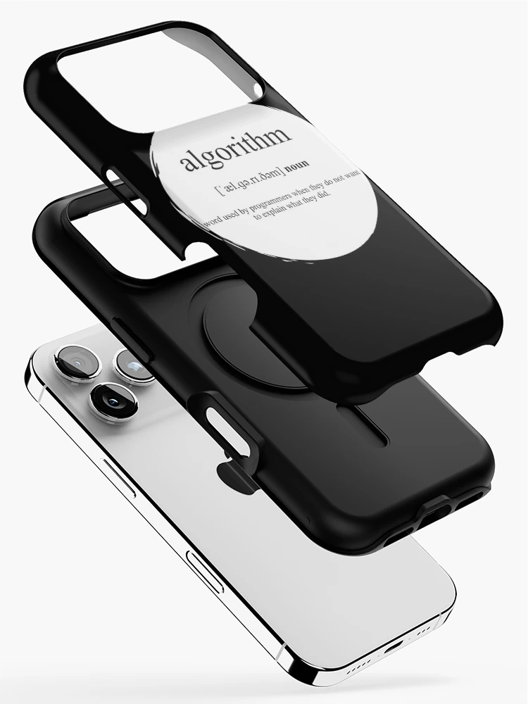 Thumbnail 2 of 4, iPhone Case, Algorithm Definition | Dictionary Collection designed and sold by Designschmiede.