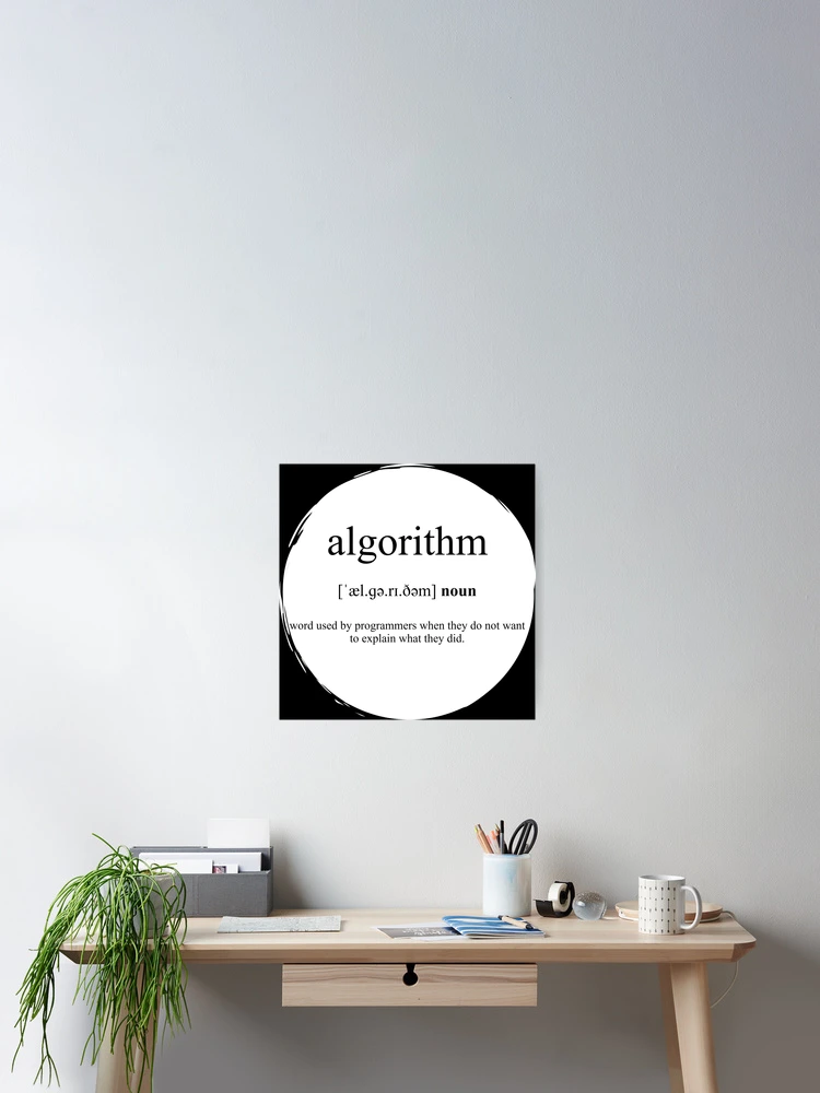 Thumbnail 2 von 3, Poster, Algorithm (Algorithmus) Definition | Dictionary Collection designt und verkauft von Designschmiede.
