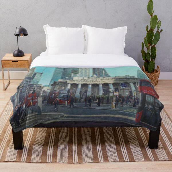 Item preview, London City Bank area in sunny Autumn designed and sold by martyee.