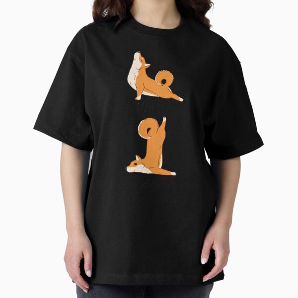 Item preview, Inhale Exhale Shiba Inu Yoga designed and sold by thepawster.