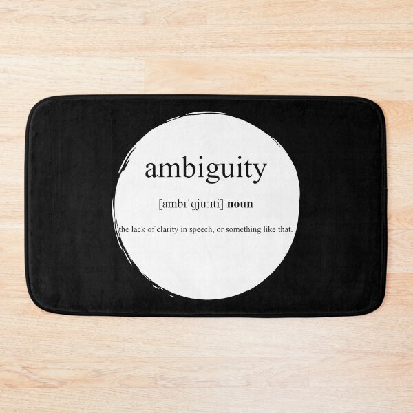 Item preview, Ambiguity Definition | Dictionary Collection designed and sold by Designschmiede.