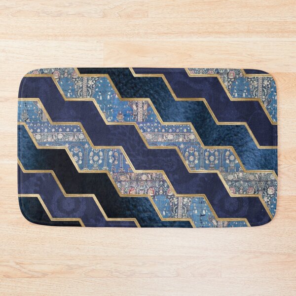 Item preview, Moody blues geometric textures designed and sold by RoseAesthetic.