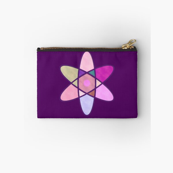 Item preview, Modern Cloud Atom Nucleus Pink and Purple Symbol designed and sold by simpsonvisuals.