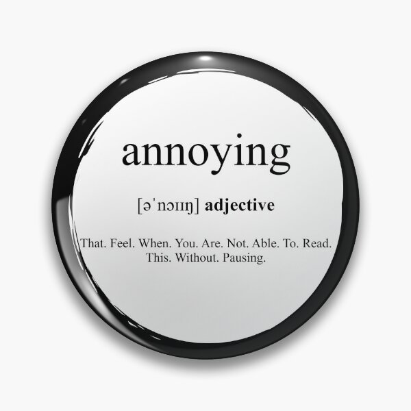 Item preview, Annoying Definition | Dictionary Collection designed and sold by Designschmiede.