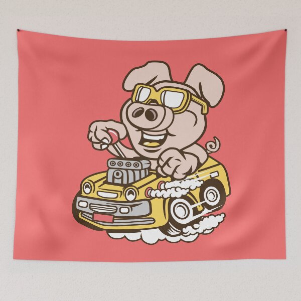 Item preview, Cool piggy designed and sold by cartoonbug.