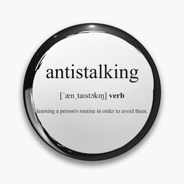Artikelvorschau, Antistalking Definition | Dictionary Collection entworfen und verkauft von Designschmiede.