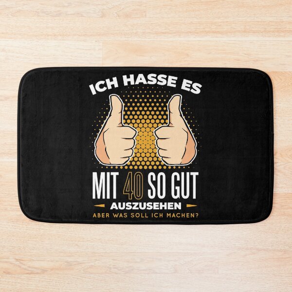 Item preview, 40 birthday german quote t-shirt designed and sold by pirminio.