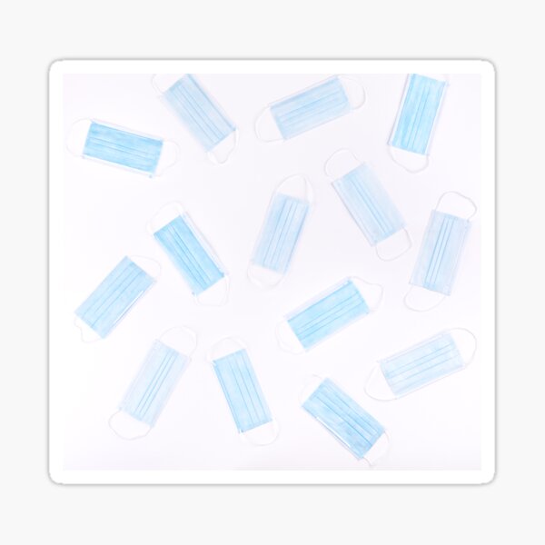 Item preview, Face mask virus protection isolated on white background. designed and sold by Claraveritas.