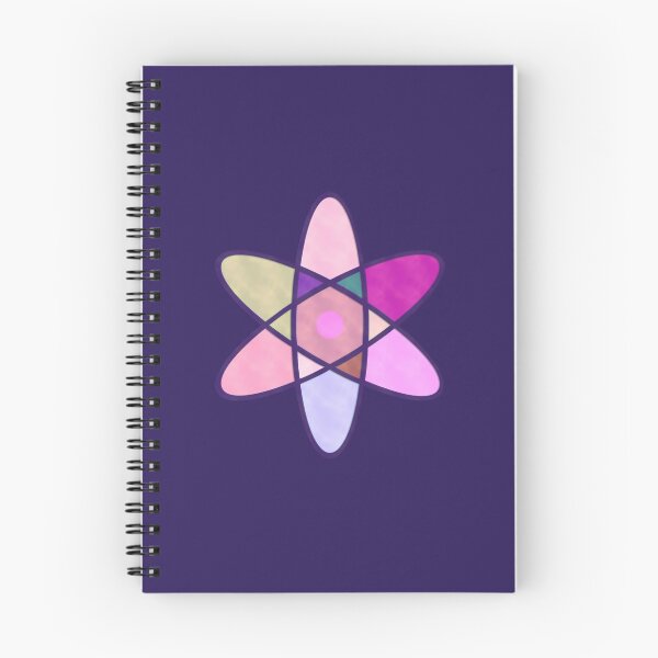 Item preview, Modern Cloud Atom Nucleus Pink and Purple Symbol designed and sold by simpsonvisuals.