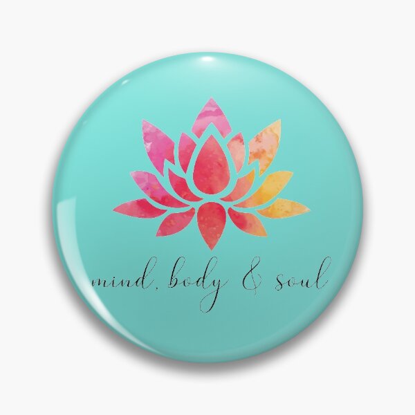 Item preview, Stylish lotus design. Mind, body & soul designed and sold by blacklittlemoon.