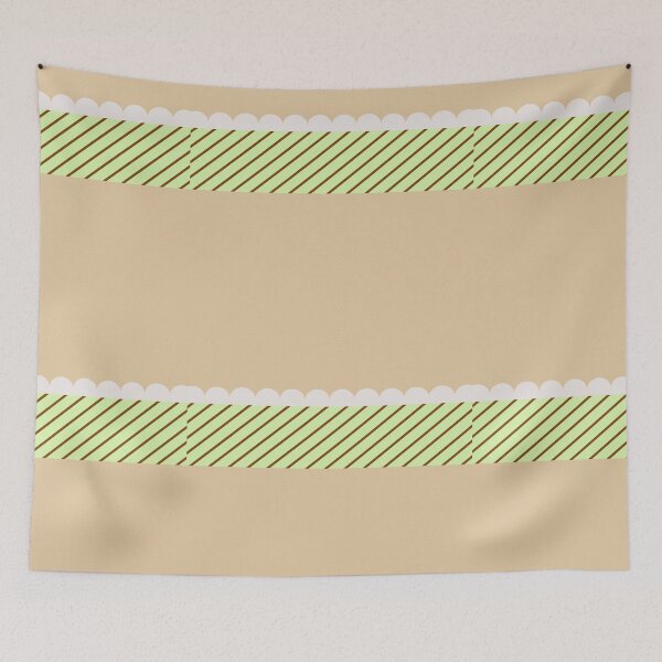 Item preview, Pistachio Scalloped designed and sold by Rainbows Galore.