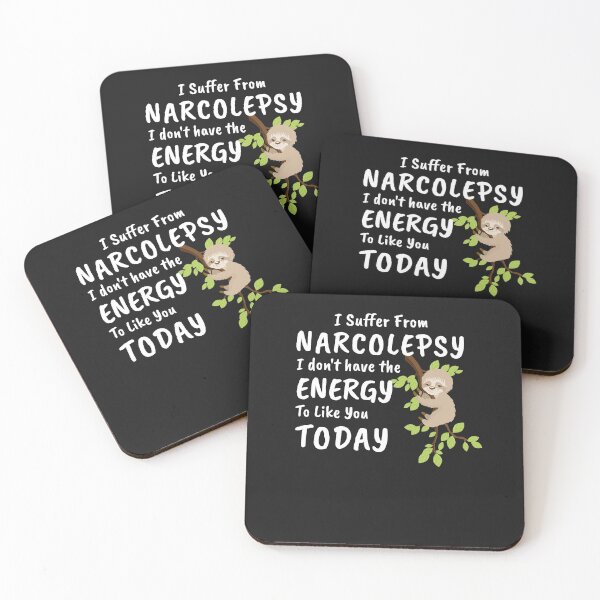 Item preview, Narcolepsy Narcoleptic Awareness I Don't Have the Energy To Like You Today designed and sold by KatesFunnyArt.