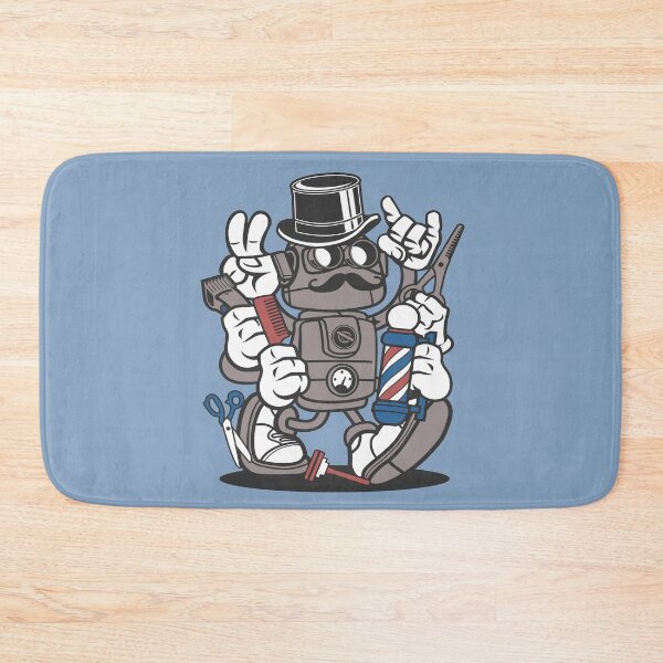 Item preview, Barber robot designed and sold by cartoonbug.