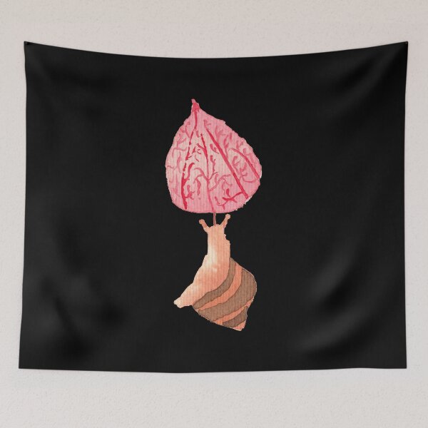 Item preview, "Flying" snail, black designed and sold by Sonderblume.
