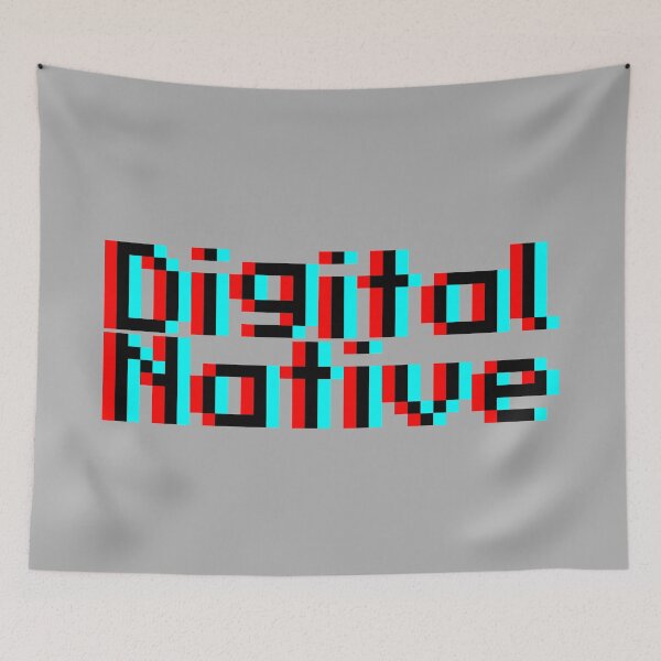 Item preview, Digital native - glitch designed and sold by illustratorg.