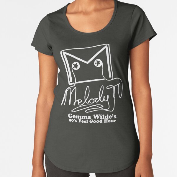 "Gemma Wilde Melody TV" - Women's T-Shirt Premium Scoop T-Shirt