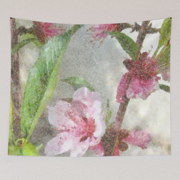 Item preview, Fading Peach Blossom Watercolor designed and sold by taiche.