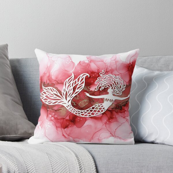 Item preview, Graceful Mermaid in Red designed and sold by marge080808.