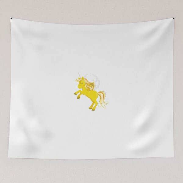 Item preview, Cute Yellow Unicorn for all unicorn lovers  designed and sold by ToniaKroeger.