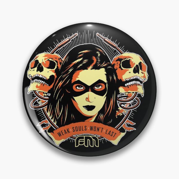 Item preview, FM "Weak Souls Won't Last¨ Orange duotone designed and sold by FernandaMartins.