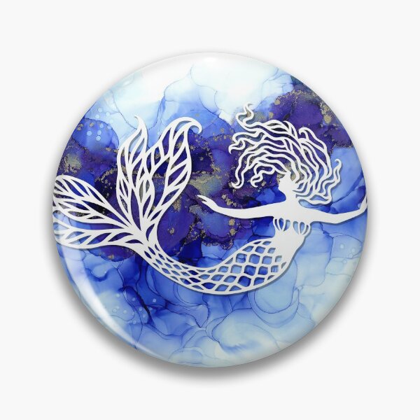 Item preview, Graceful Mermaid in Blue designed and sold by marge080808.
