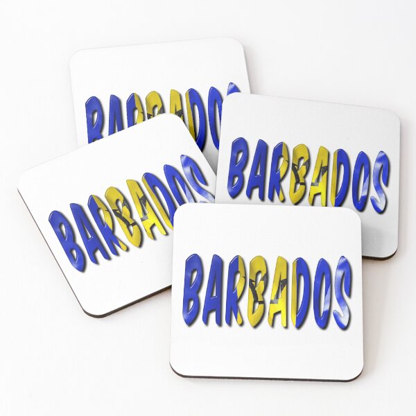 Item preview, Barbados Word With Flag Texture designed and sold by MarkUK97.