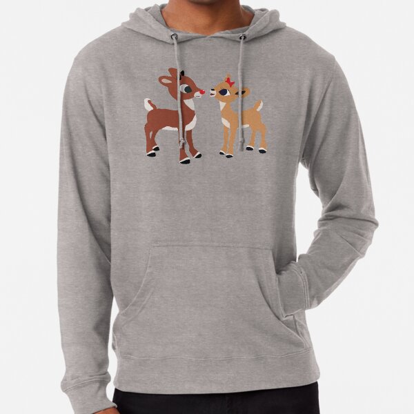 Classic Rudolph and Clarice Lightweight Hoodie