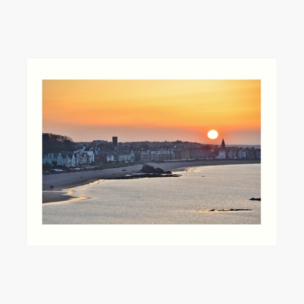 North Berwick Sunset, East Lothian, Scotland Art Print