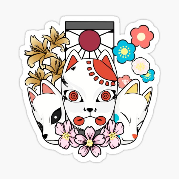 kitsune no yaiba Sticker
