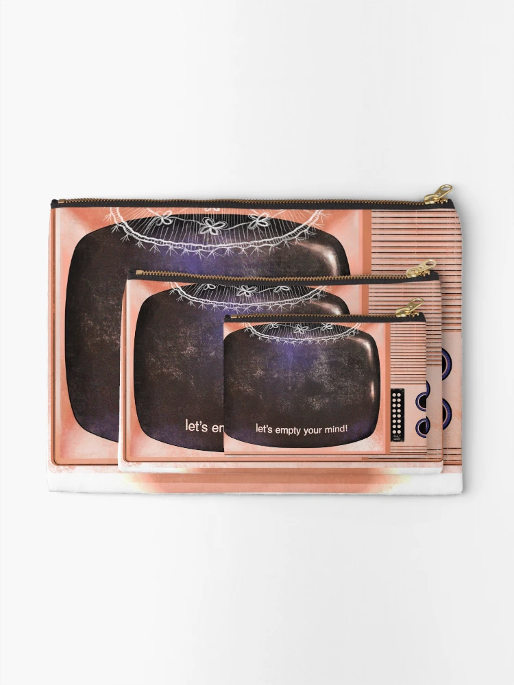 Thumbnail 2 of 4, Zipper Pouch, Empty mind designed and sold by PatternCreator.